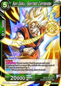 Son Goku, Spirited Contender (Divine Multiverse Draft Tournament) (DB2-065) [Tournament Promotion Cards] | North Valley Games
