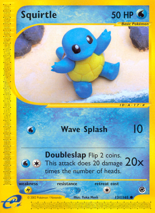 Squirtle (131/165) [Expedition: Base Set] | North Valley Games