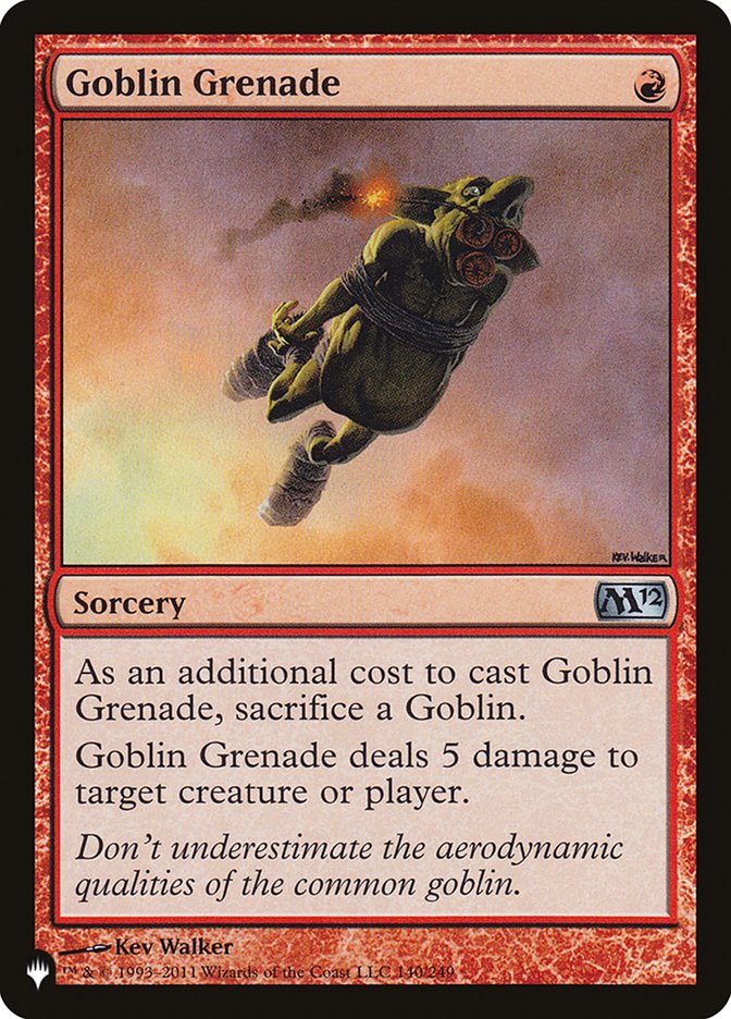 Goblin Grenade [The List] | North Valley Games