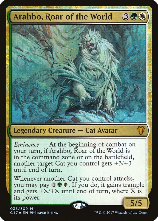 Arahbo, Roar of the World [Commander 2017] | North Valley Games