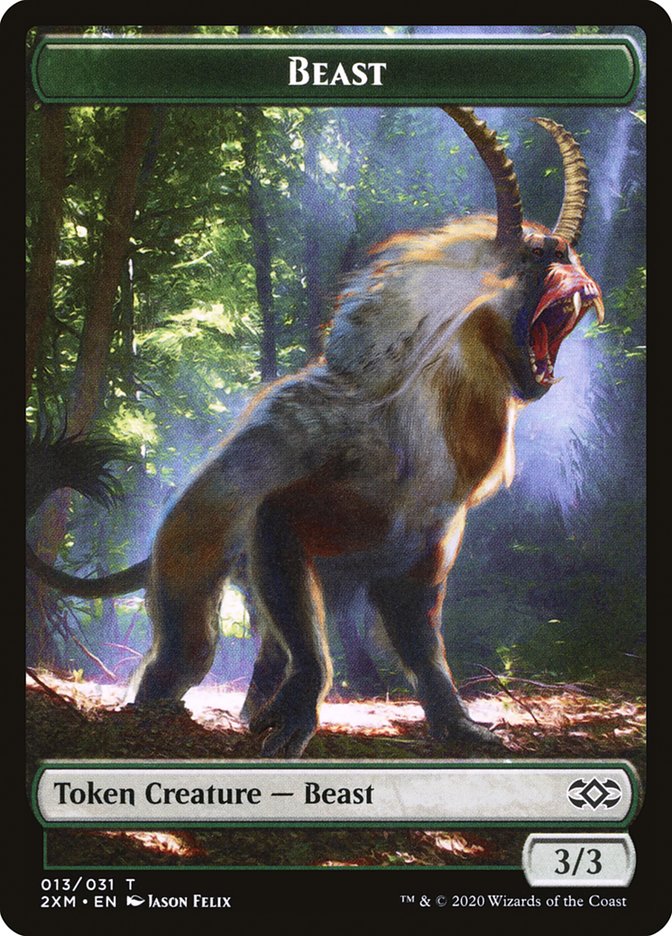 Beast Token [Double Masters Tokens] | North Valley Games