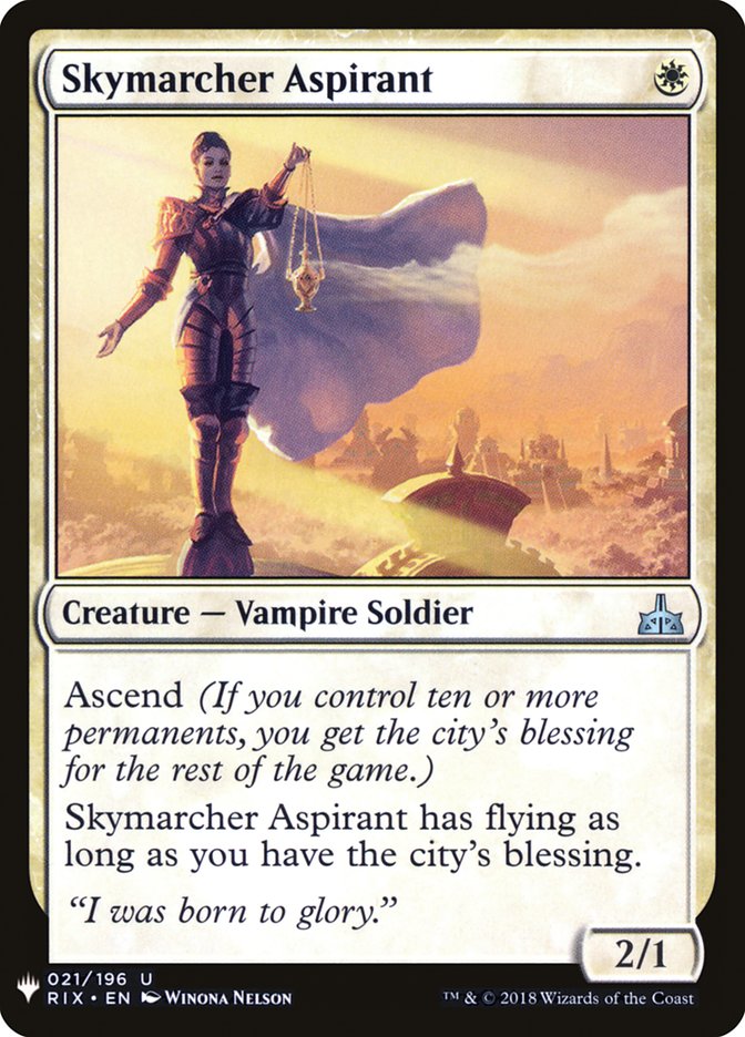 Skymarcher Aspirant [Mystery Booster] | North Valley Games