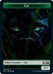 Cat (011) // Zombie Double-Sided Token [Core Set 2021 Tokens] | North Valley Games