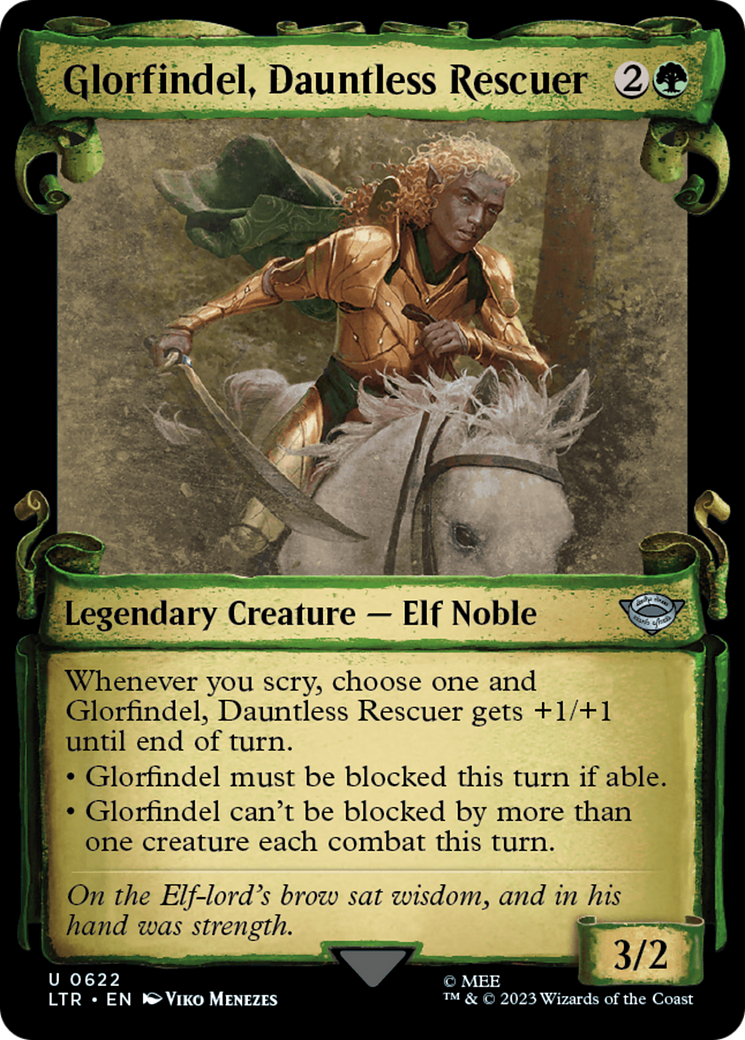 Glorfindel, Dauntless Rescuer [The Lord of the Rings: Tales of Middle-Earth Showcase Scrolls] | North Valley Games