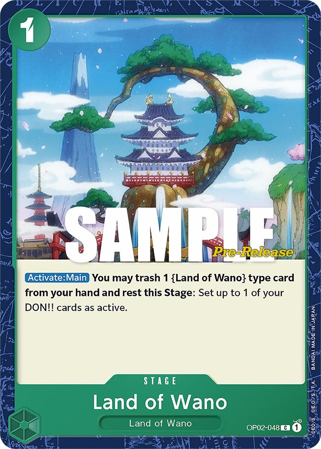 Land of Wano [Paramount War Pre-Release Cards] | North Valley Games