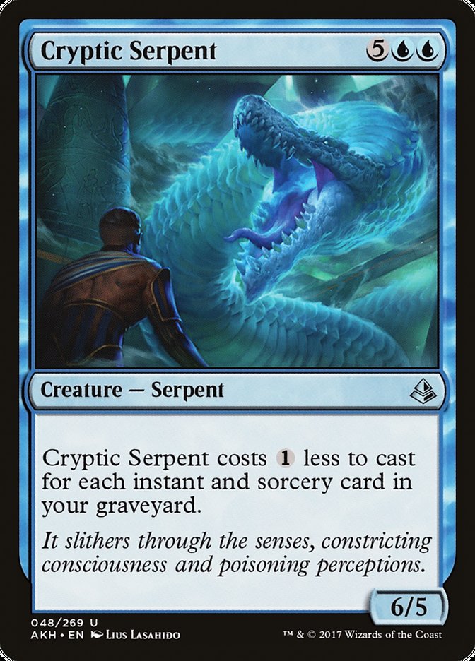 Cryptic Serpent [Amonkhet] | North Valley Games
