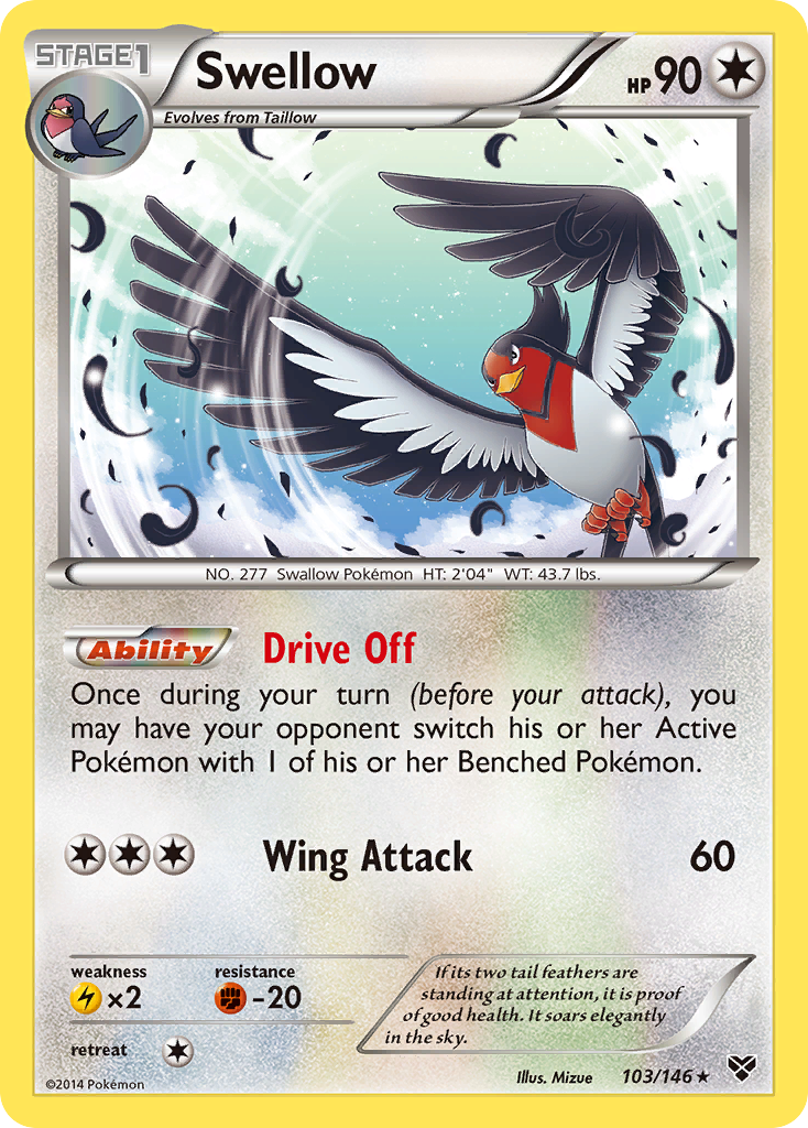 Swellow (103/146) [XY: Base Set] | North Valley Games