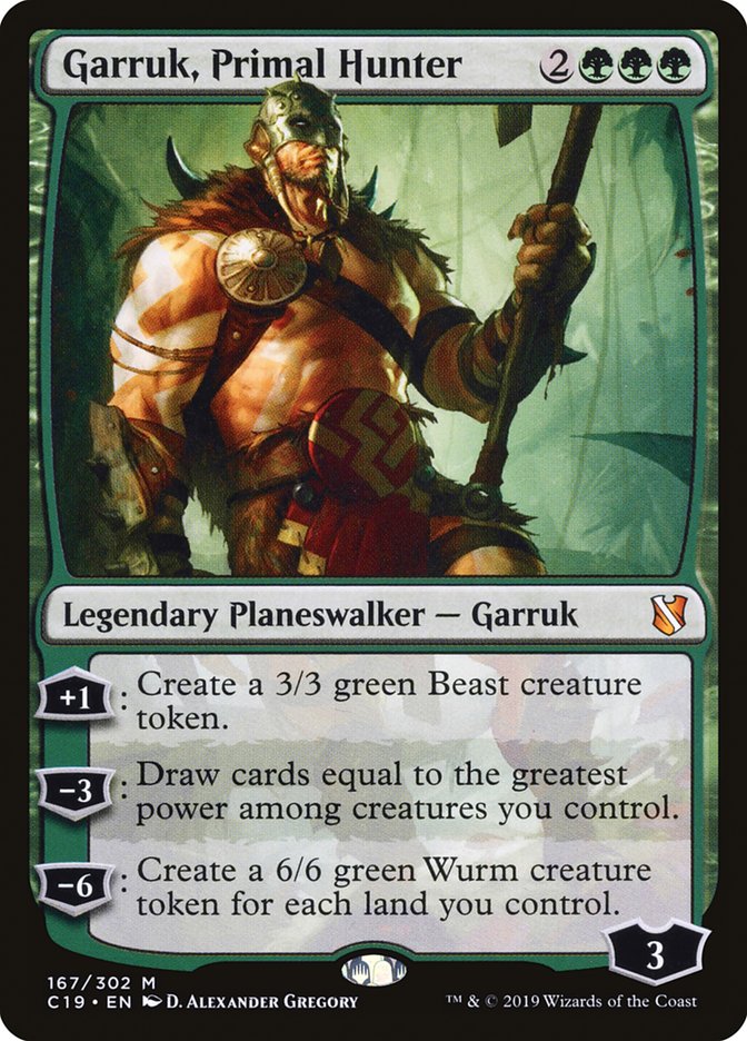 Garruk, Primal Hunter [Commander 2019] | North Valley Games