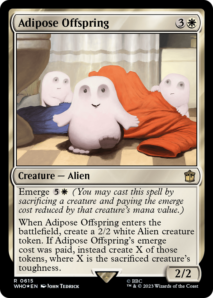 Adipose Offspring (Surge Foil) [Doctor Who] | North Valley Games