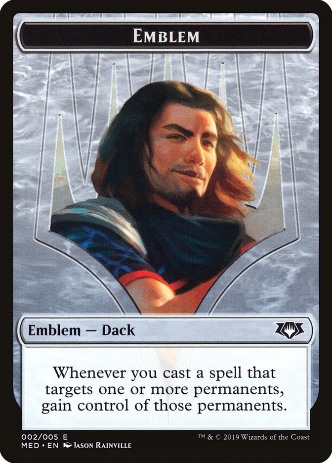 Dack Fayden Emblem [Mythic Edition Tokens] | North Valley Games