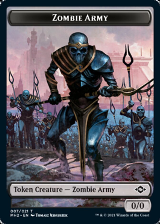 Clue (14) // Zombie Army Double-Sided Token [Modern Horizons 2 Tokens] | North Valley Games