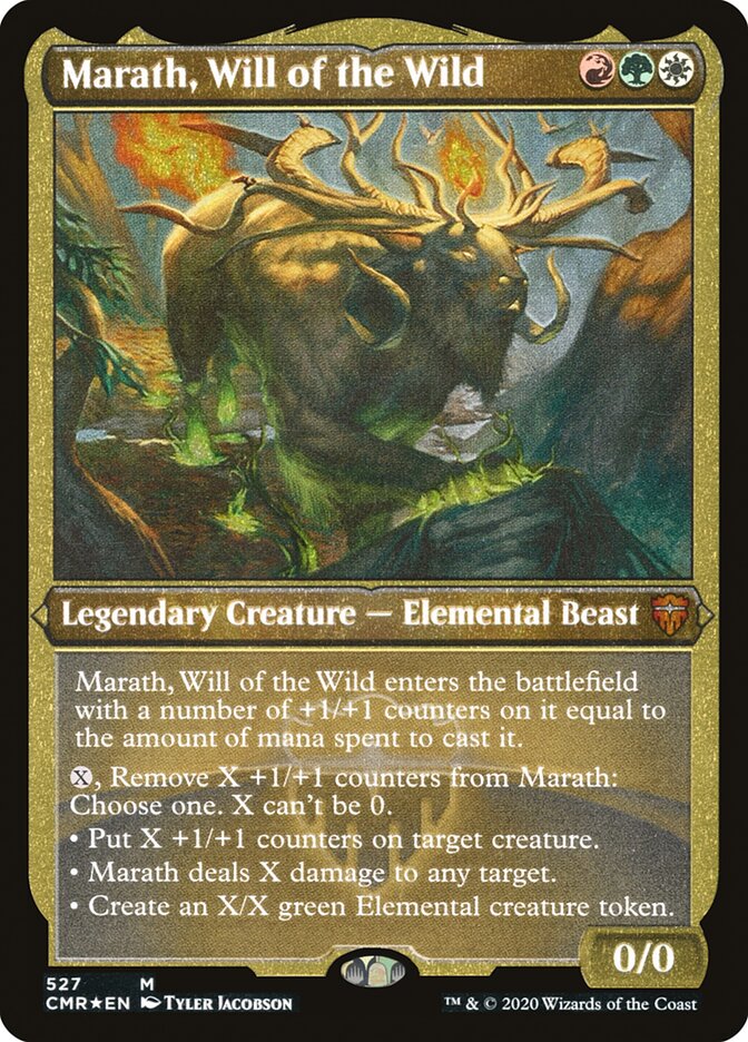 Marath, Will of the Wild (Etched) [Commander Legends] | North Valley Games