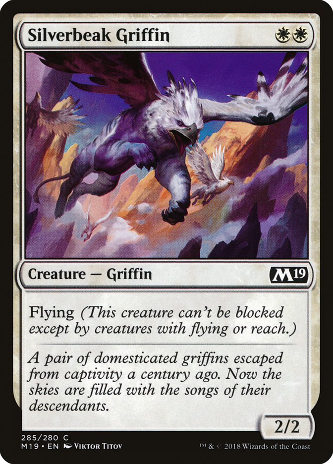 Silverbeak Griffin [Core Set 2019] | North Valley Games
