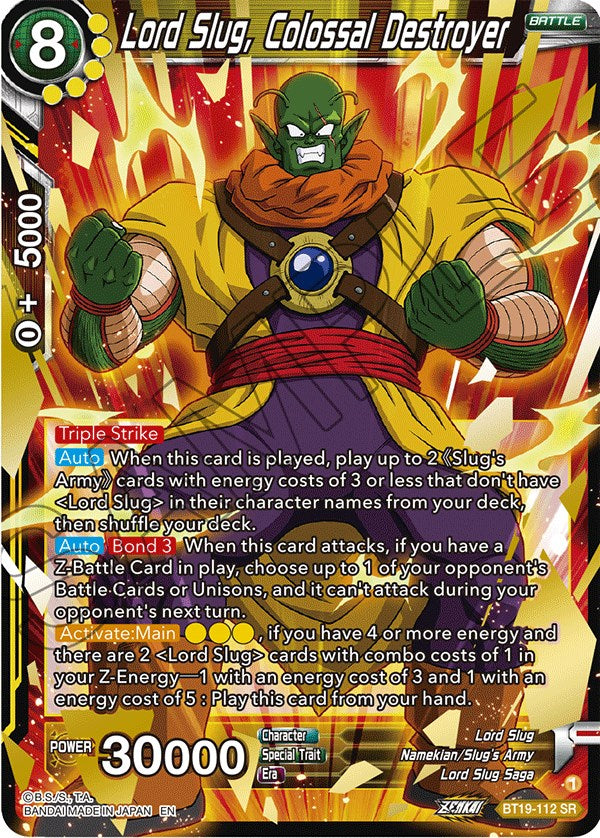 Lord Slug, Colossal Destroyer (BT19-112) [Fighter's Ambition] | North Valley Games