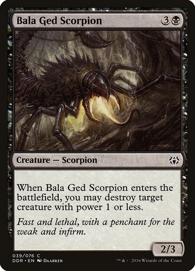 Bala Ged Scorpion [Duel Decks: Nissa vs. Ob Nixilis] | North Valley Games