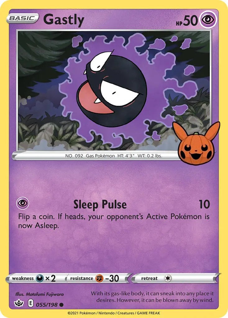 Gastly (055/198) [Trick or Trade] | North Valley Games