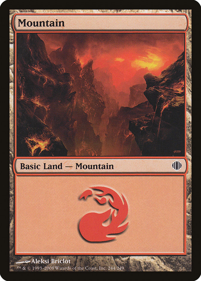 Mountain (244) [Shards of Alara] | North Valley Games
