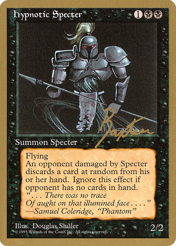 Hypnotic Specter (George Baxter) [Pro Tour Collector Set] | North Valley Games