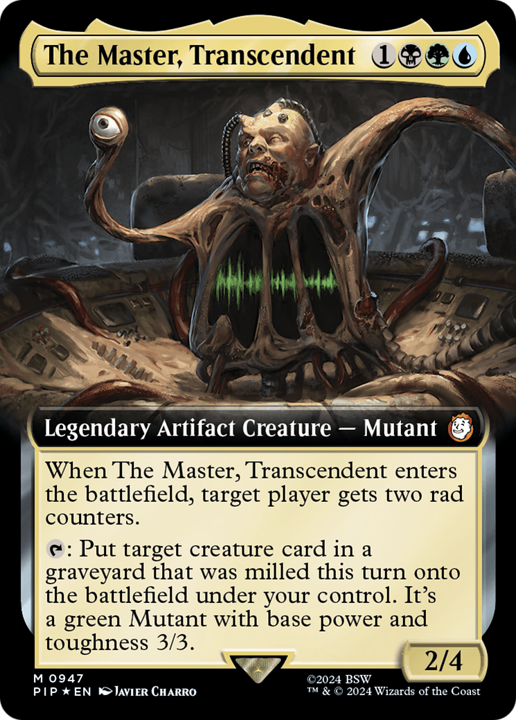 The Master, Transcendent (Extended Art) (Surge Foil) [Fallout] | North Valley Games