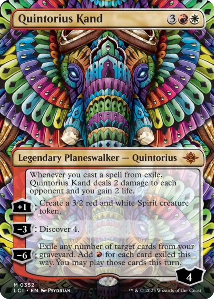 Quintorius Kand (0352) (Borderless) [The Lost Caverns of Ixalan] | North Valley Games