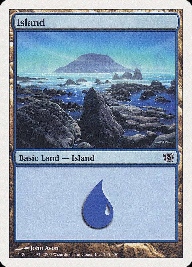 Island (335) [Ninth Edition] | North Valley Games