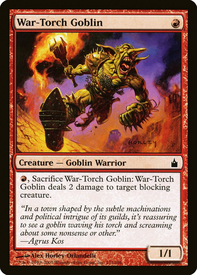 War-Torch Goblin [Ravnica: City of Guilds] | North Valley Games