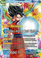 Son Goku // Son Goku, Another World Fighter (BT18-030) [Dawn of the Z-Legends Prerelease Promos] | North Valley Games
