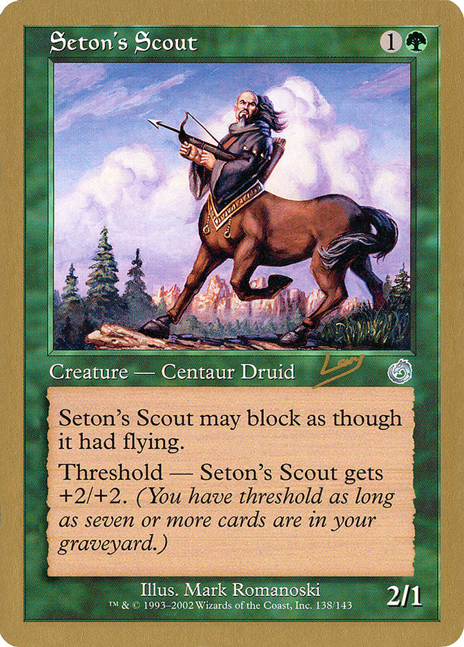 Seton's Scout (Raphael Levy) [World Championship Decks 2002] | North Valley Games