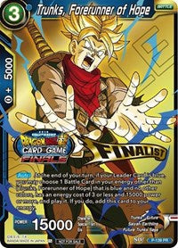 Trunks, Forerunner of Hope (Championship Final 2019) (Finalist) (P-139) [Tournament Promotion Cards] | North Valley Games