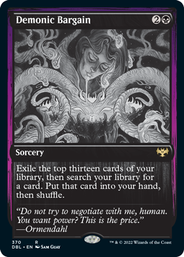 Demonic Bargain [Innistrad: Double Feature] | North Valley Games