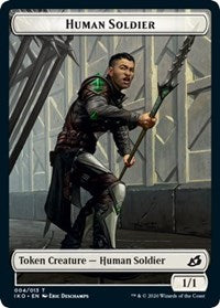 Human Soldier (004) // Zombie Double-Sided Token [Commander 2020 Tokens] | North Valley Games