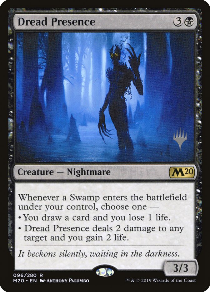 Dread Presence (Promo Pack) [Core Set 2020 Promos] | North Valley Games
