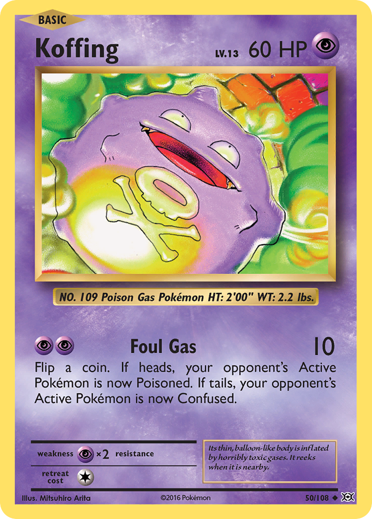 Koffing (50/108) [XY: Evolutions] | North Valley Games