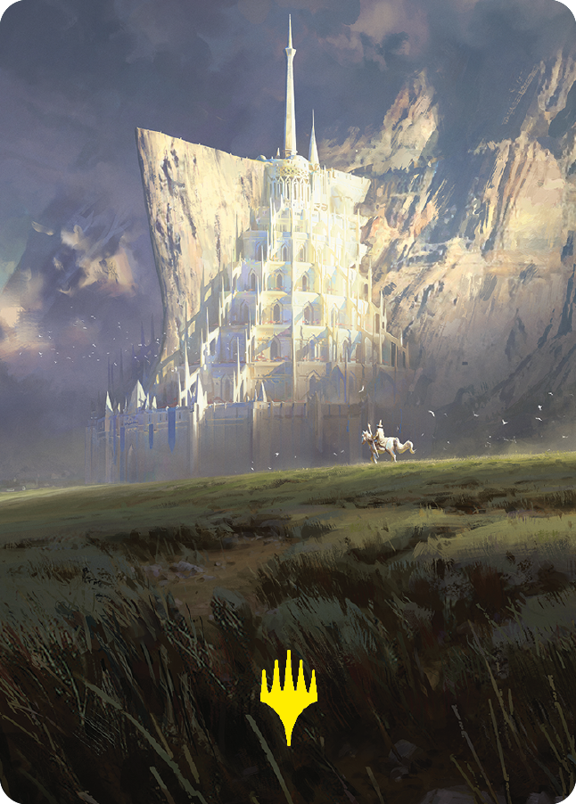 Minas Tirith Art Card (Gold-Stamped Signature) [The Lord of the Rings: Tales of Middle-earth Art Series] | North Valley Games
