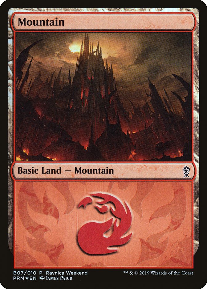 Mountain (B07) [Ravnica Allegiance Guild Kit] | North Valley Games