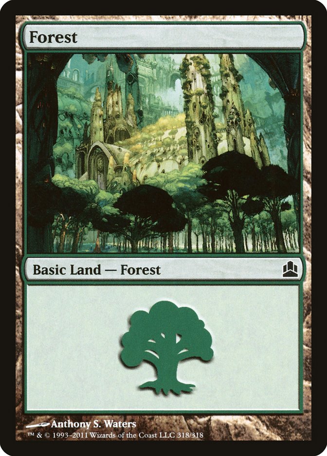 Forest (318) [Commander 2011] | North Valley Games