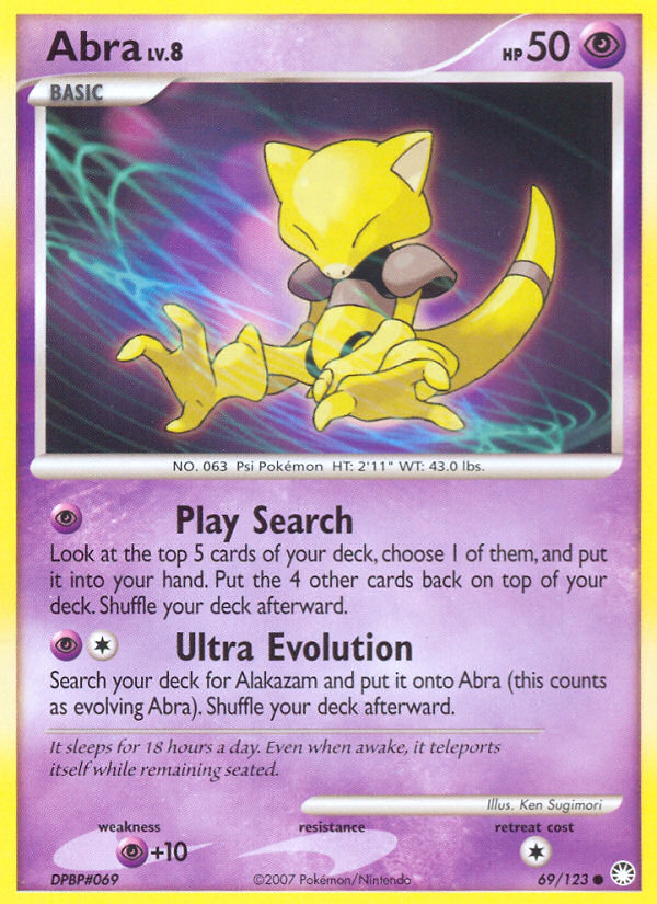 Abra (69/123) [Diamond & Pearl: Mysterious Treasures] | North Valley Games