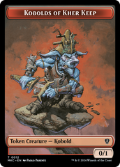 Gold // Kobolds of Kher Keep Double-Sided Token [Murders at Karlov Manor Commander Tokens] | North Valley Games