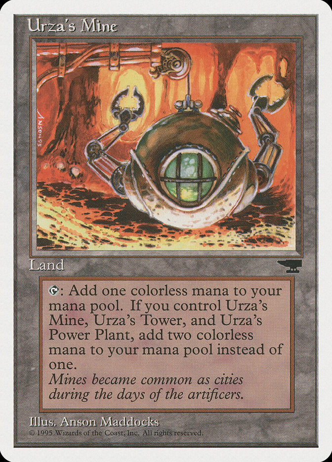 Urza's Mine (Orange Background) [Chronicles] | North Valley Games