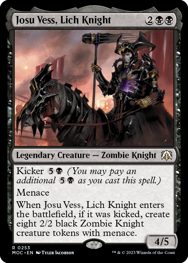 Josu Vess, Lich Knight [March of the Machine Commander] | North Valley Games