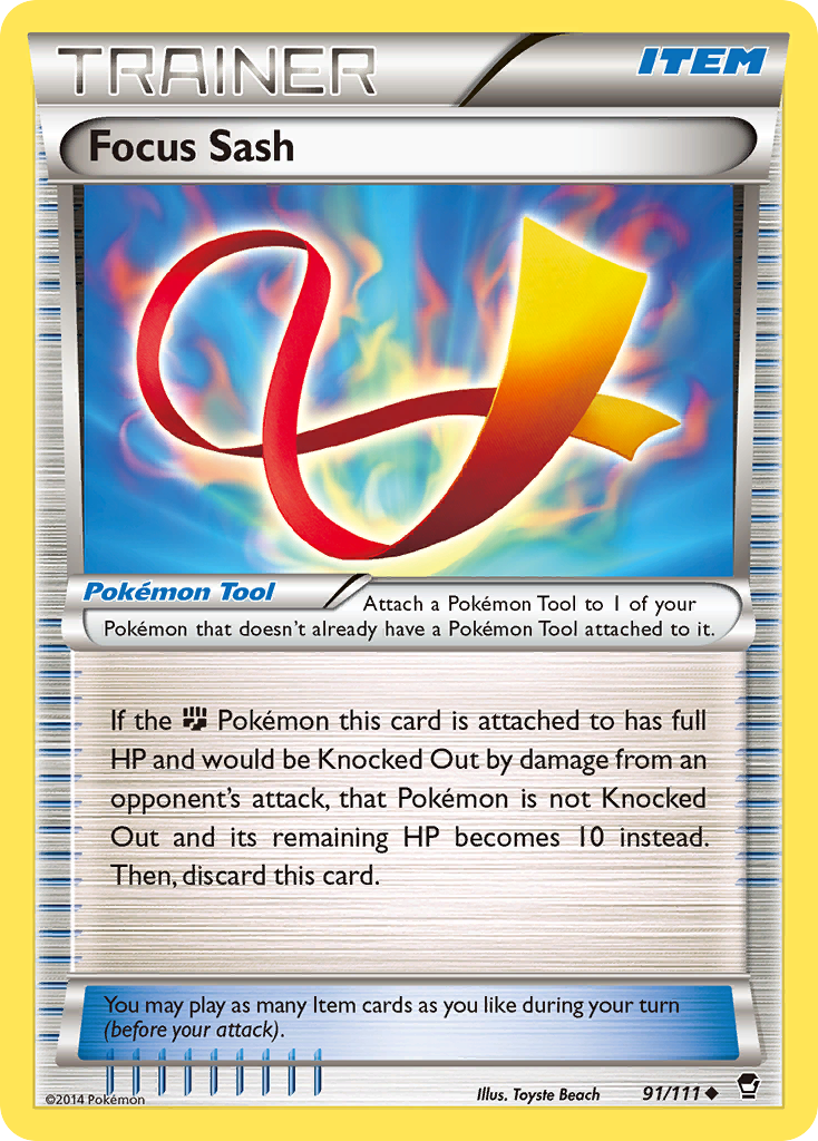 Focus Sash (91/111) [XY: Furious Fists] | North Valley Games