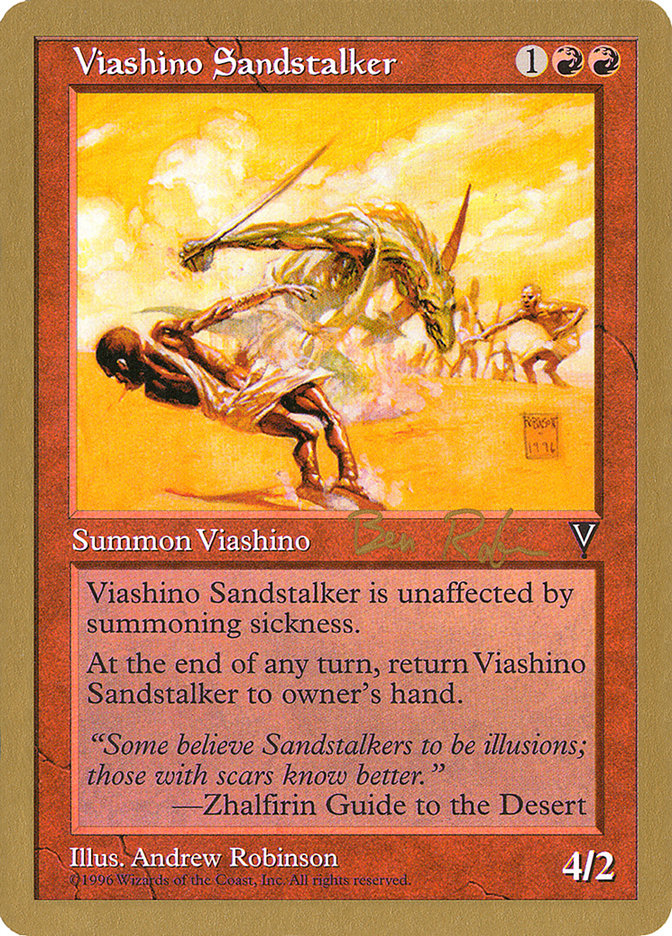 Viashino Sandstalker (Ben Rubin) [World Championship Decks 1998] | North Valley Games