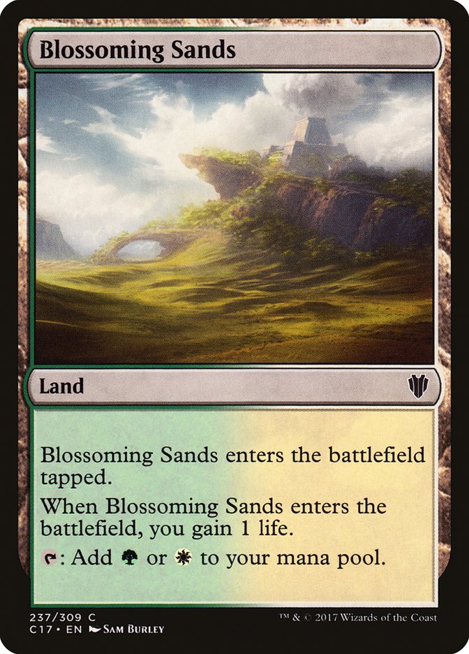 Blossoming Sands [Commander 2017] | North Valley Games