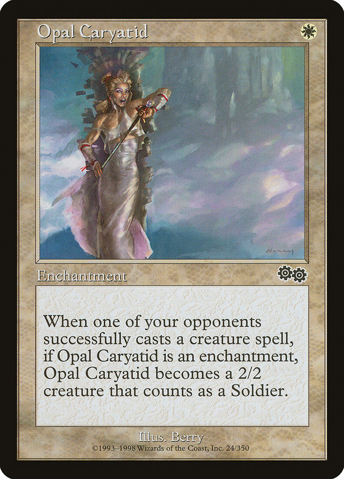 Opal Caryatid [Urza's Saga] | North Valley Games