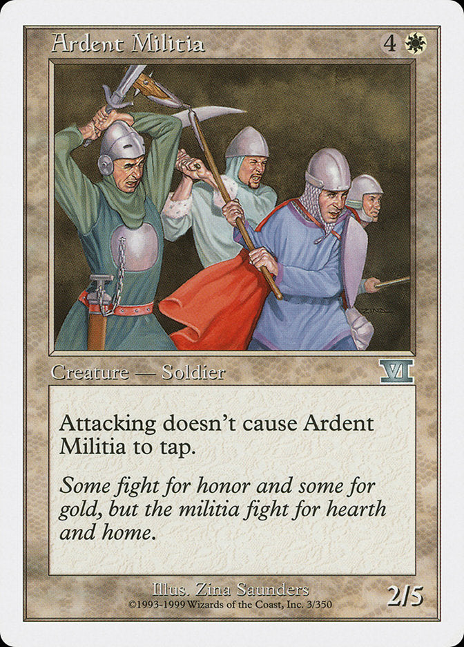 Ardent Militia [Classic Sixth Edition] | North Valley Games