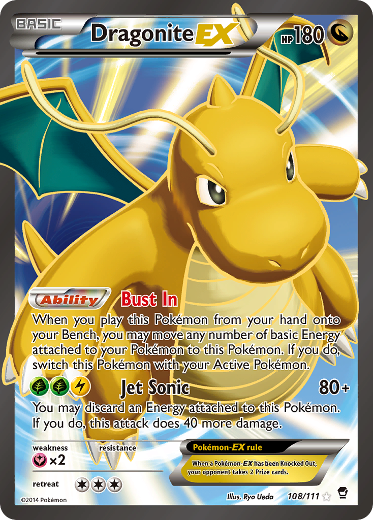 Dragonite EX (108/111) [XY: Furious Fists] | North Valley Games