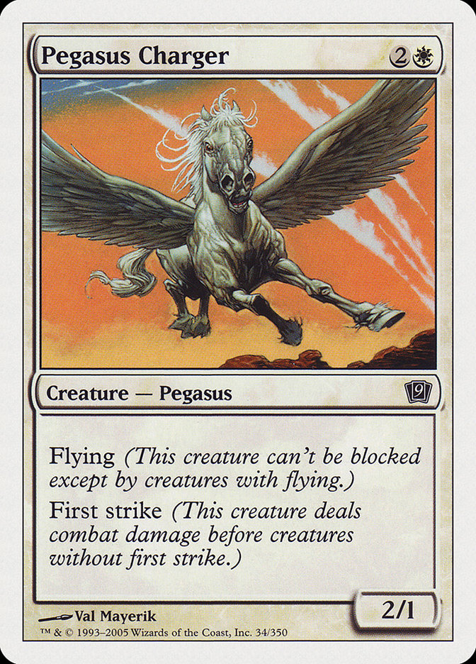 Pegasus Charger [Ninth Edition] | North Valley Games