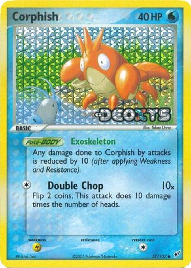 Corphish (57/107) (Stamped) [EX: Deoxys] | North Valley Games