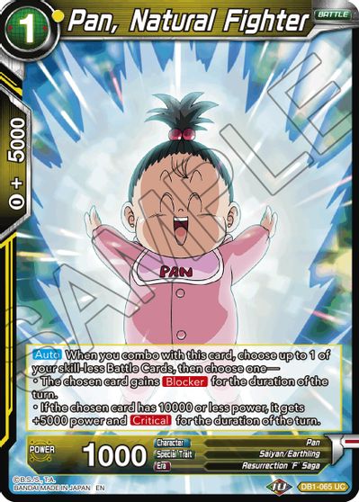 Pan, Natural Fighter (Reprint) (DB1-065) [Battle Evolution Booster] | North Valley Games