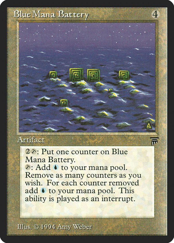 Blue Mana Battery [Legends] | North Valley Games
